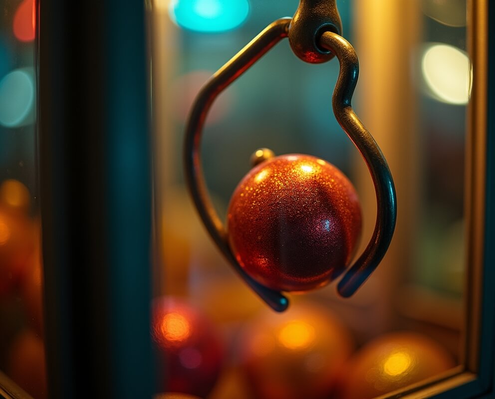 Virtual arcade environment around claw machine